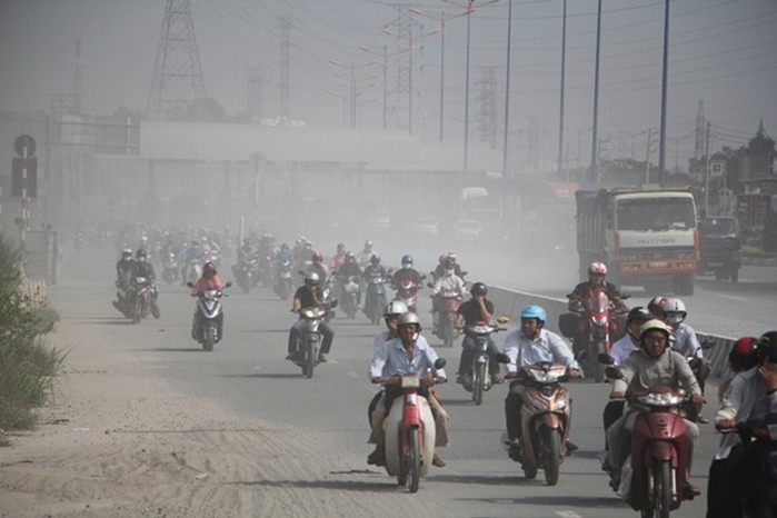 Ô nhiễm không khí tại các thành phố đang là vấn đề đáng lo ngại. 
