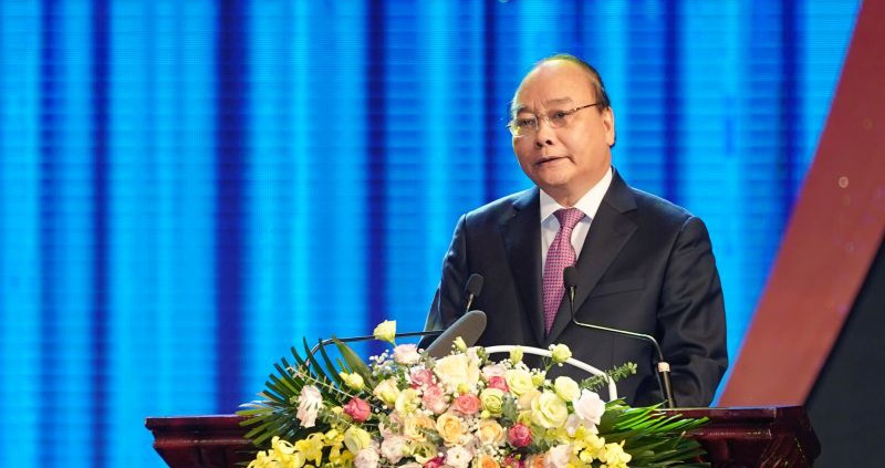 Thủ tướng Nguyễn Xuân Phúc phát biểu chỉ đạo.