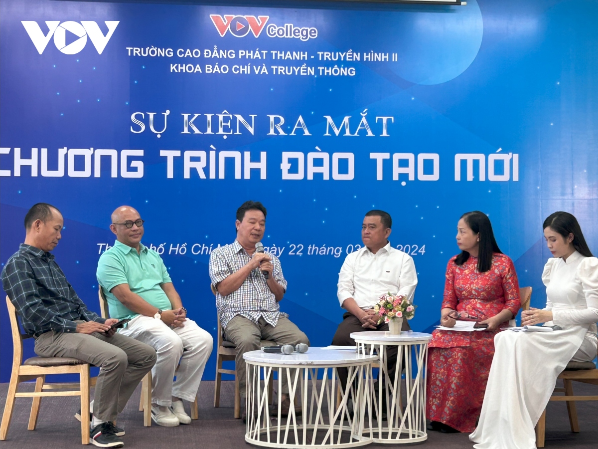 Trường Cao đẳng PT-TH 2 của VOV ra mắt chương trình đào tạo mới