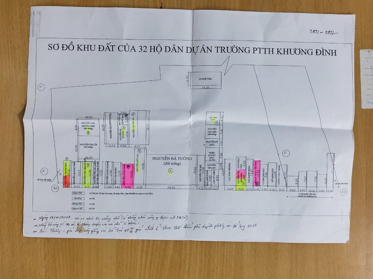 Những hộ dân bị thu hồi đất để làm trường ở Khương Đình