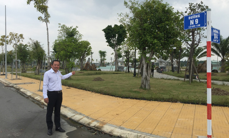DA đã được Cty Thuận Lợi hoàn thiện cơ sở hạ tầng đồng bộ: Công viên, hạ ngầm điện...