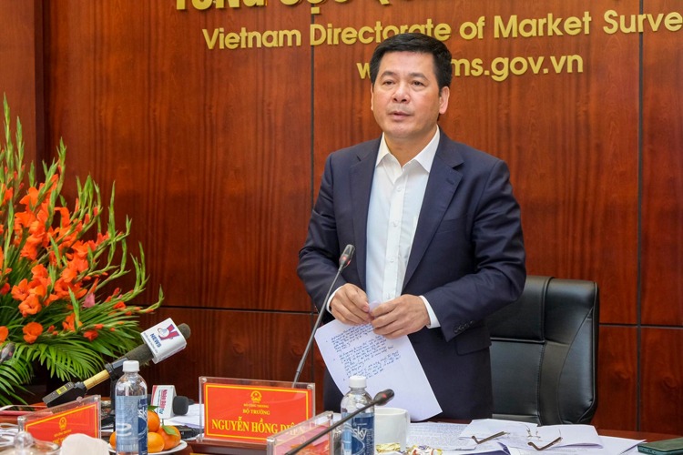 Bộ trưởng Nguyễn Hồng Diên chủ trì buổi làm việc