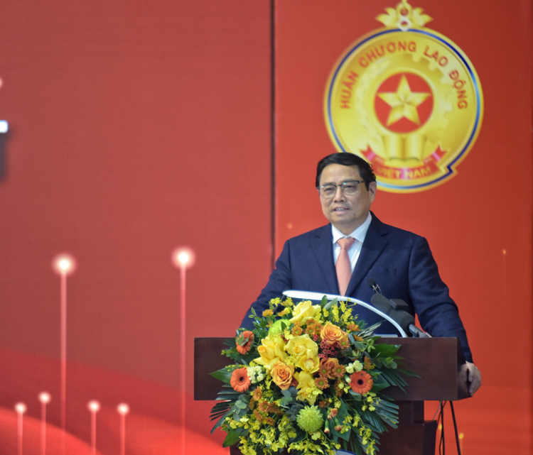 Thủ tướng Chính phủ Nguyễn Minh Chính phát biểu lại Hội nghị.