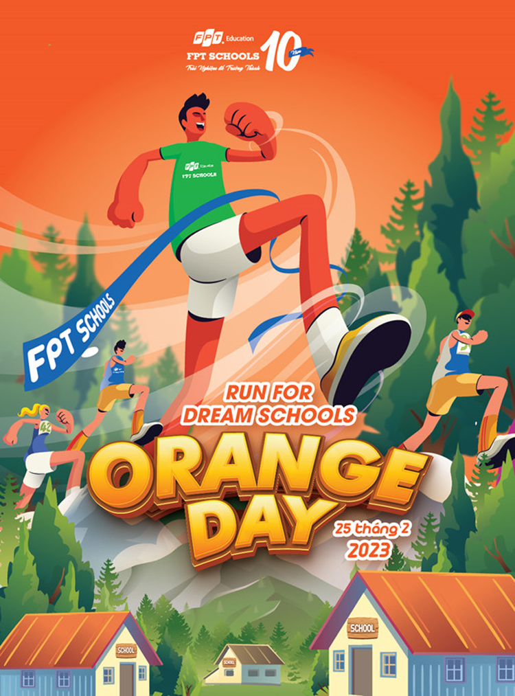 FPT Schools phát động giải chạy Orange Day - Run for Dream Schools