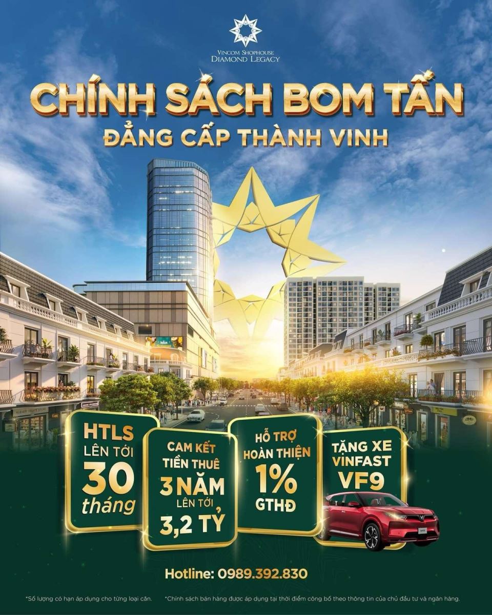 Chính sách cam kết tiền thuê trong 3 năm giúp các nhà đầu tư ổn định dòng tiền, đồng thời có thêm thời gian tìm kiếm khách thuê phù hợp hoặc lên kế hoạch khởi sự kinh doanh.