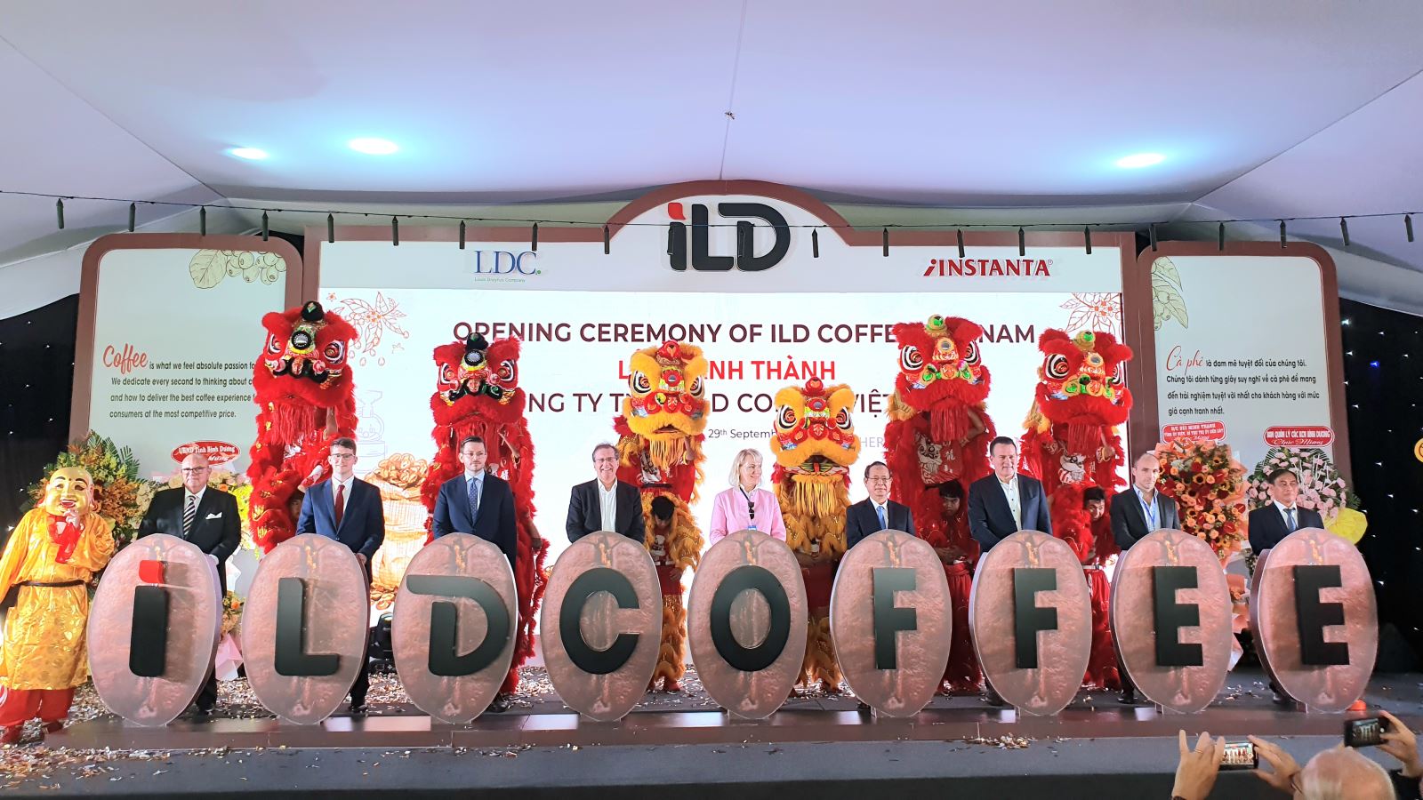 LDC và Instanta khánh thành nhà máy sản xuất cà phê hòa tan sấy lạnh thứ 2 tại Việt Nam.