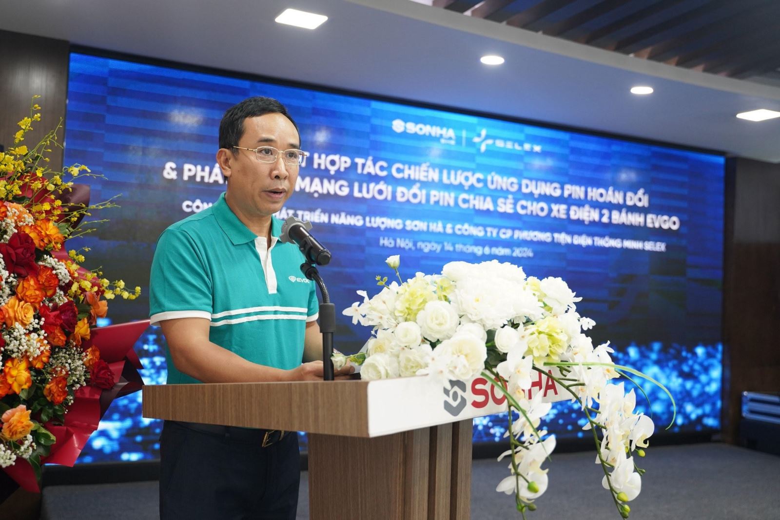 Ông Hoàng Mạnh Tân - Phó Chủ tịch HĐQT Công ty Sơn Hà SHE.