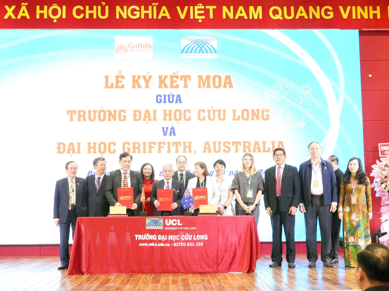 Trường Đại học Cửu Long ký kết hợp tác với Trường Y và Nha khoa, Group Y tế công cộng - Đại học Griffith.