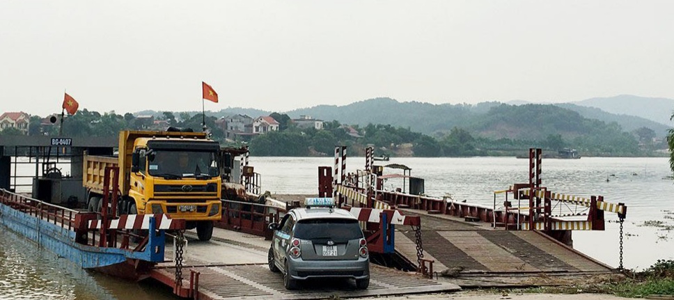 Vị trí được lựa chọn để xây dựng cầu Đồng Việt.