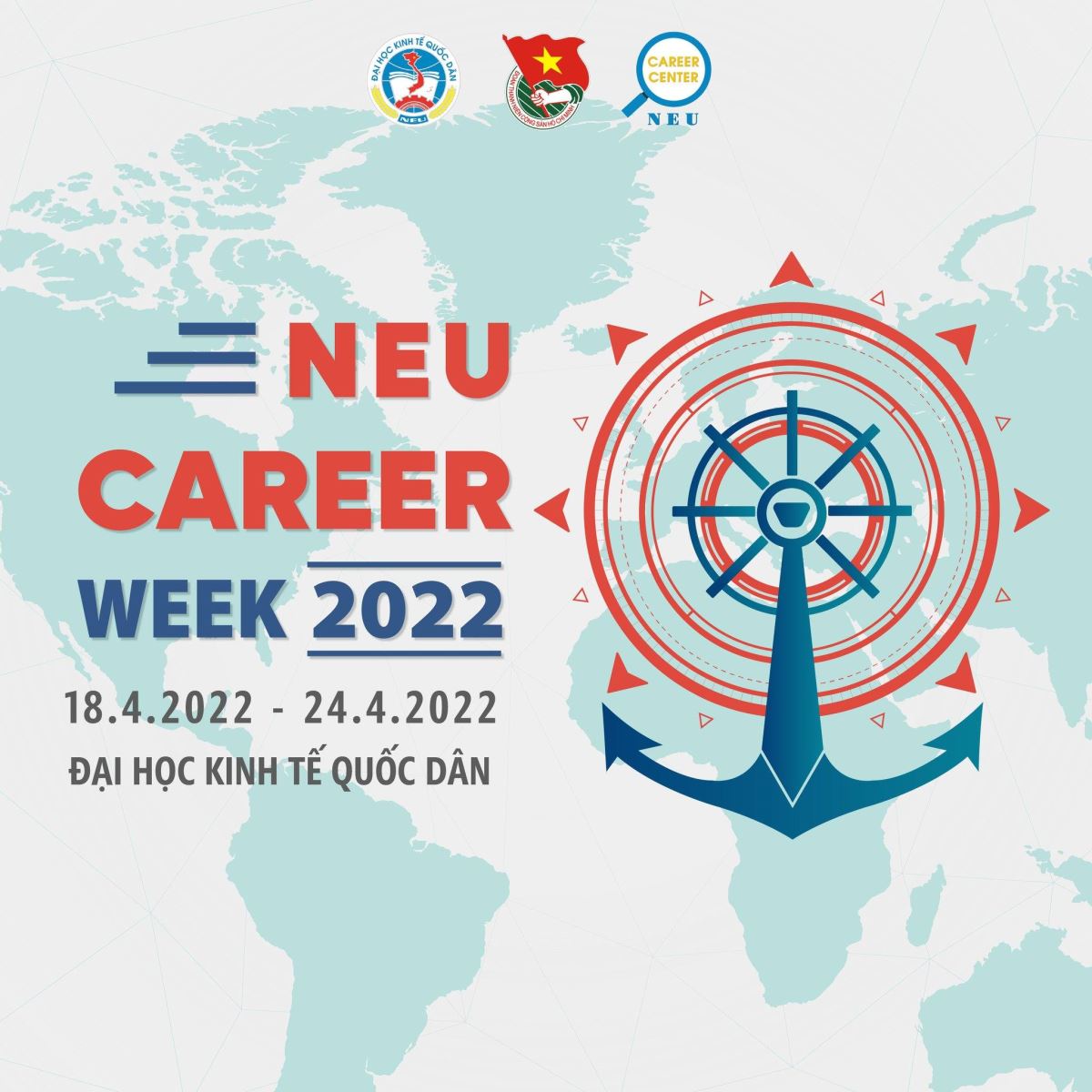 NEU Career Week 2022 sẽ diễn ra từ ngày 18 - 24/4.