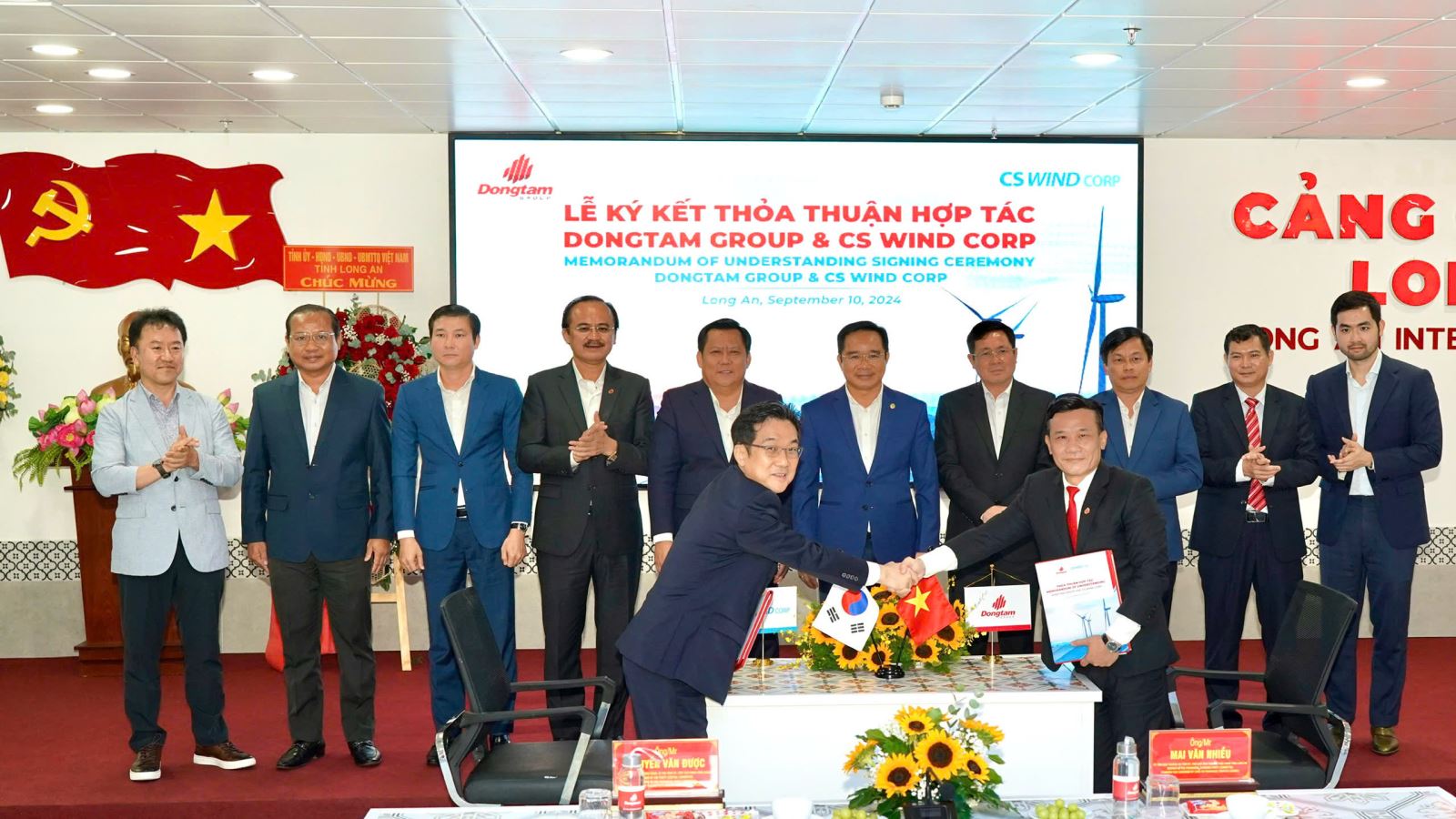 Nghi thức ký kết biên bản ghi nhớ (MOU) giữa Đồng Tâm Group và Tập đoàn CS Wind.