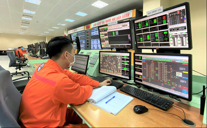 Trung tâm vận hành nhà máy  điện Mông Dương