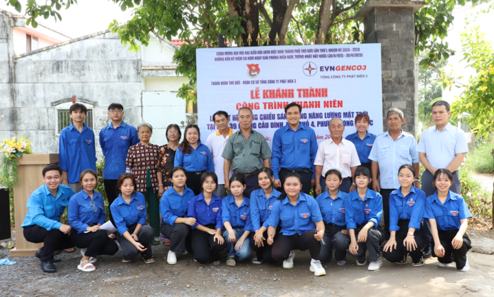 Lễ bàn giao được tổ chức tại Hẻm 39, đường Cầu Đình, khu phố 4, phường Long Phước.