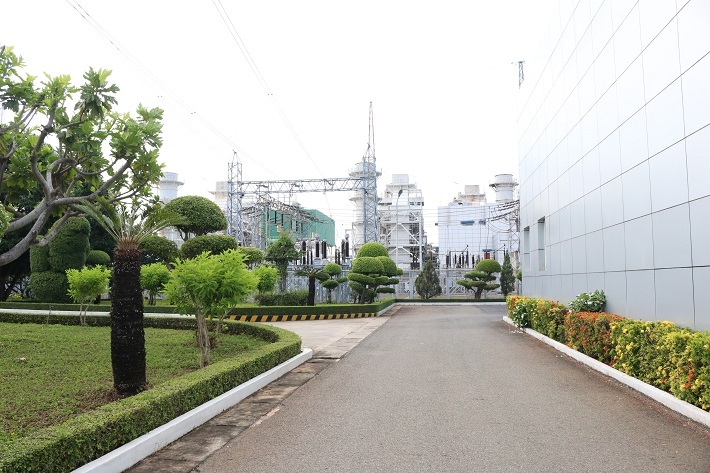 Cảnh quan Nhà máy của Công ty CP Nhiệt điện Bà Rịa.