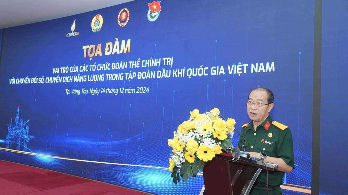 Đồng chí Phạm Quang Dũng phát biểu khai mạc Tọa đàm.