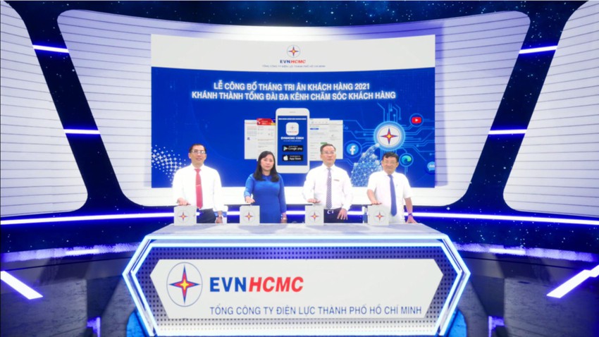 EVNHCMC đã nâng cấp và đưa vào sử dụng Tổng đài đa kênh để từng bước nâng cao chất lượng phục vụ khách hàng.