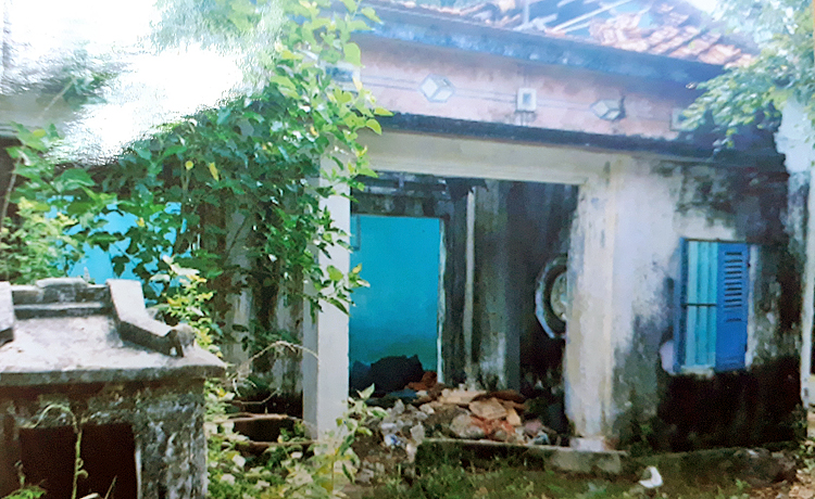 Ngôi nhà cũ của bà Nguyễn Thị Tánh.