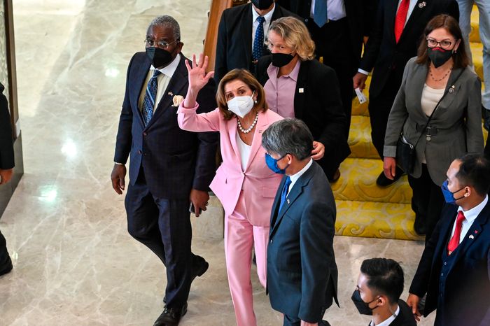 Chủ tịch Hạ viện Mỹ Nancy Pelosi đang có chuyến công du châu Á. (Ảnh: AP)