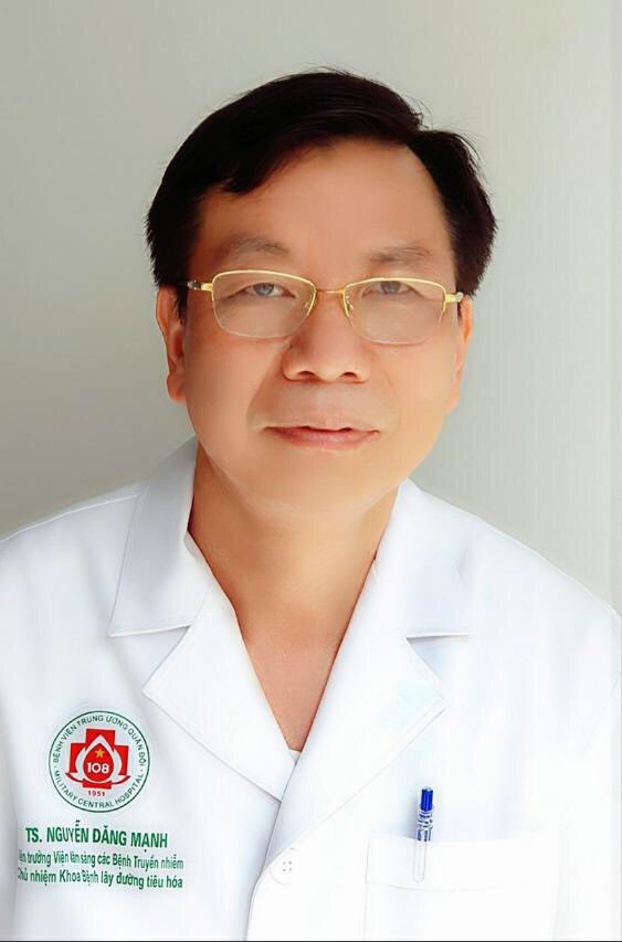 TS.BS Nguyễn Đăng Mạnh, Viện trưởng Viện lâm sàng các bệnh truyền nhiễm, Bệnh viện Trung ương Quân đội 108.