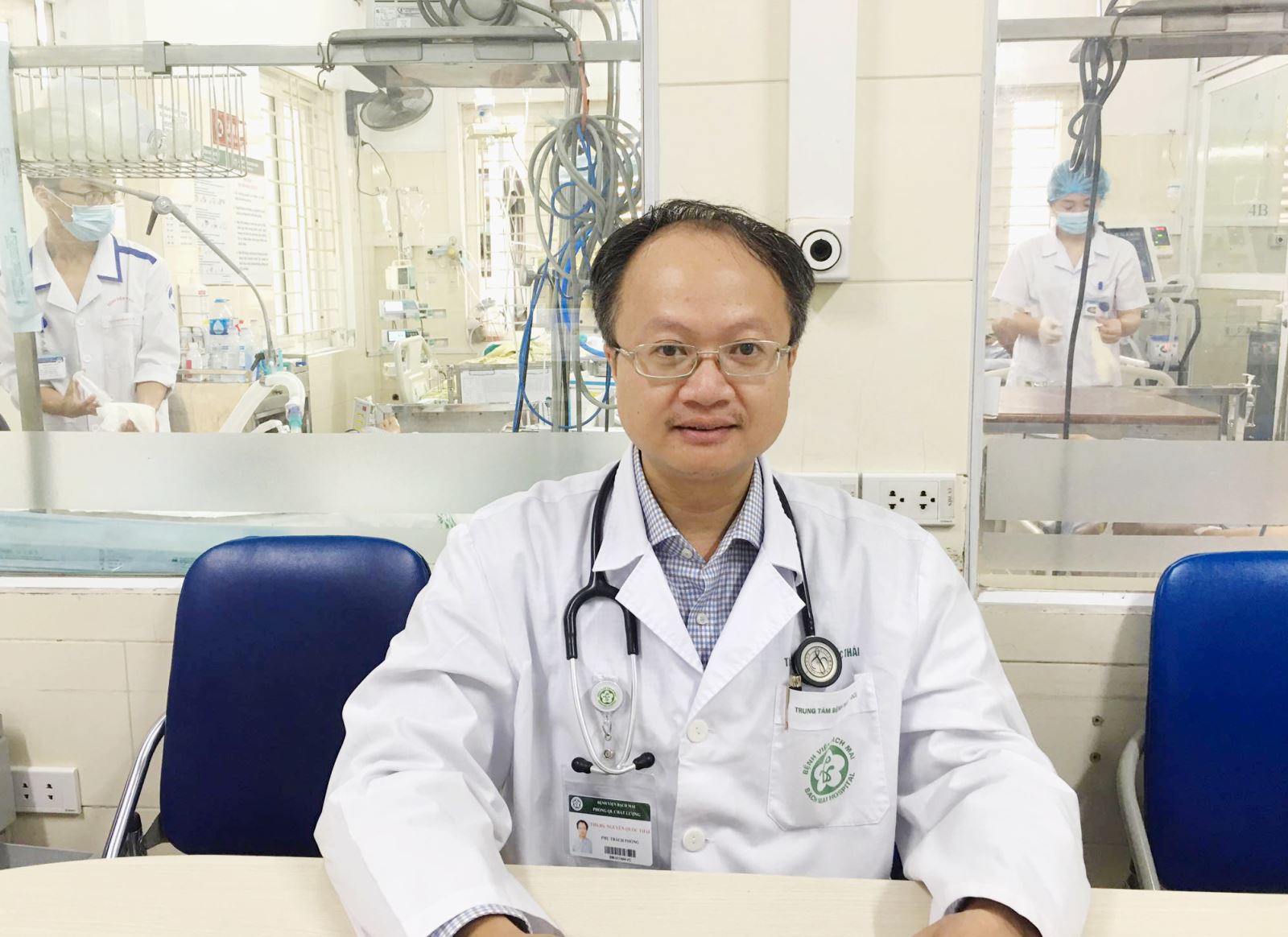 Bác sĩ Nguyễn Quốc Thái, Trung tâm Bệnh nhiệt đới, Bệnh viện Bạch Mai.