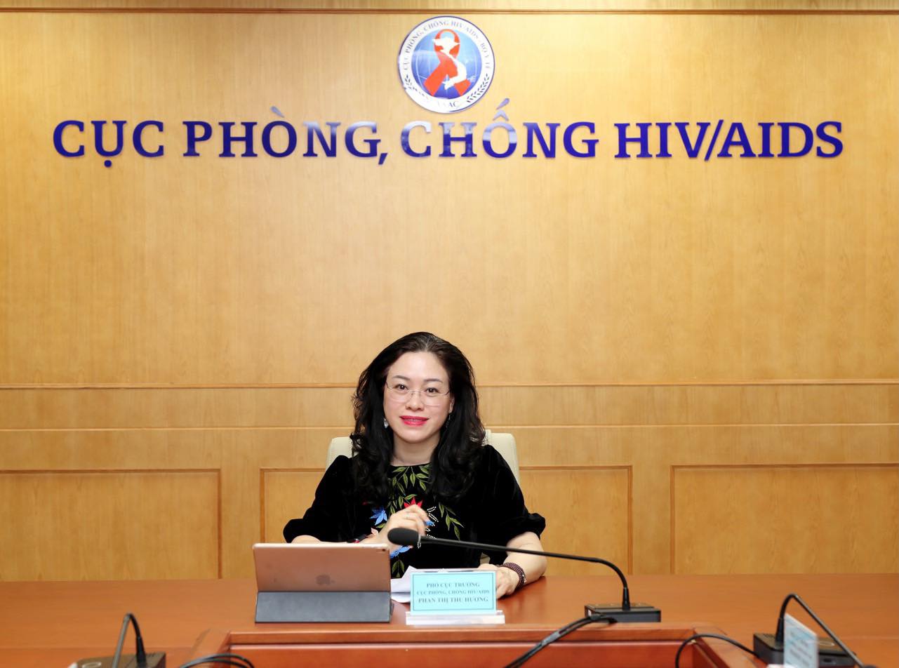  PGS.TS Phan Thị Thu Hương, Cục trưởng Cục Phòng, chống HIV/AIDS (Bộ Y tế).