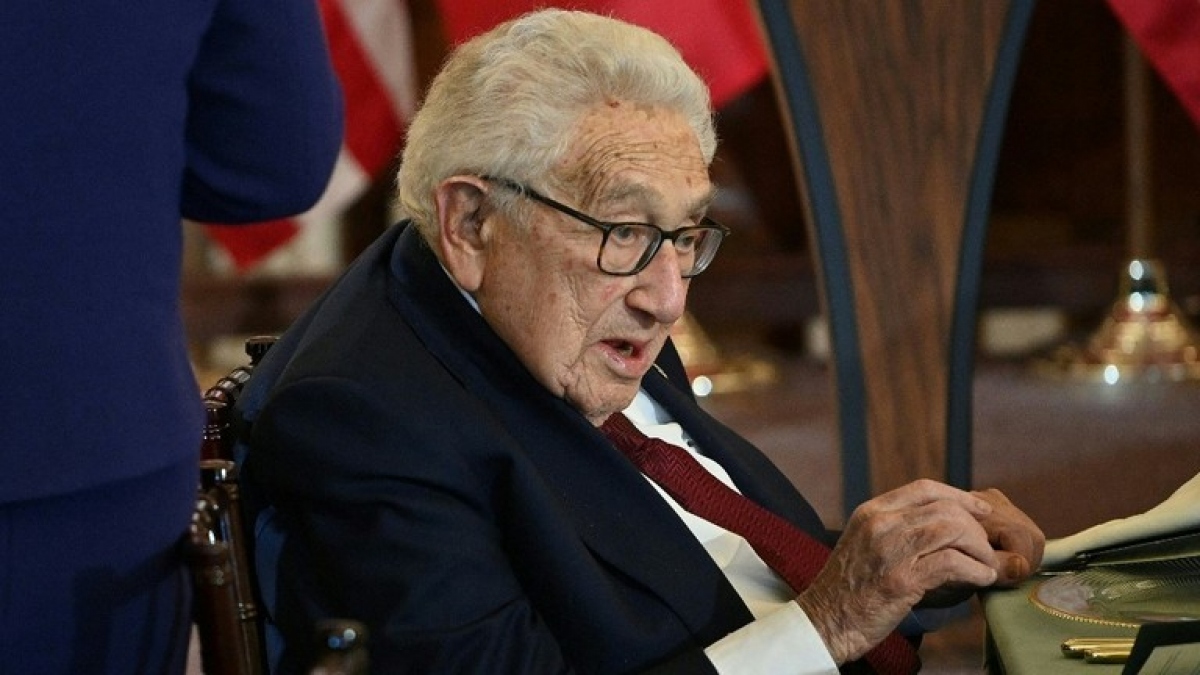 Cựu Ngoại trưởng Mỹ Henry Kissinger. (Ảnh: AFP)