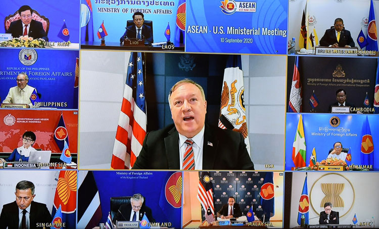 Hoa Kỳ khẳng định lập trường ủng hộ các nước ASEAN đoàn kết và giải quyết các tranh chấp trên cơ sở luật pháp quốc tế. (Ảnh: KT)