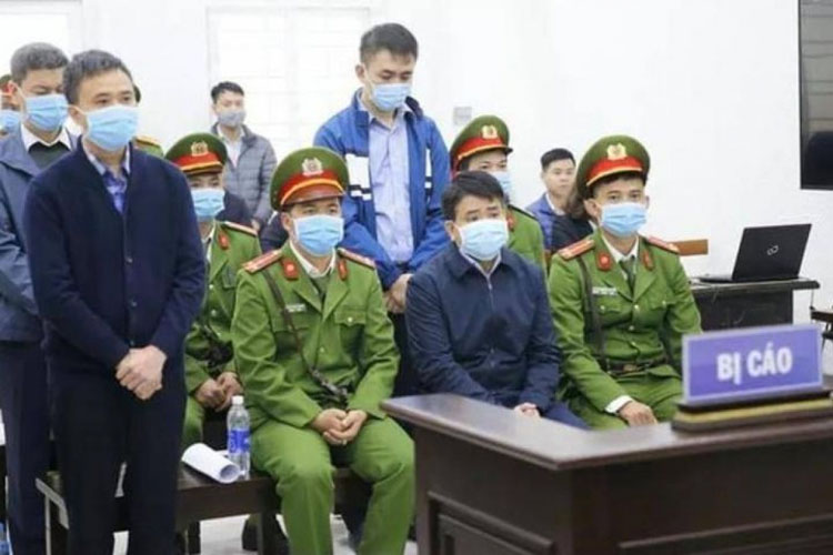 Ông Nguyễn Đức Chung trong một phiên tòa.