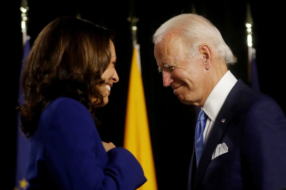 Tổng thống Mỹ Joe Biden và Phó Tổng thống Mỹ Kamala Harris. (Ảnh: Reuters)