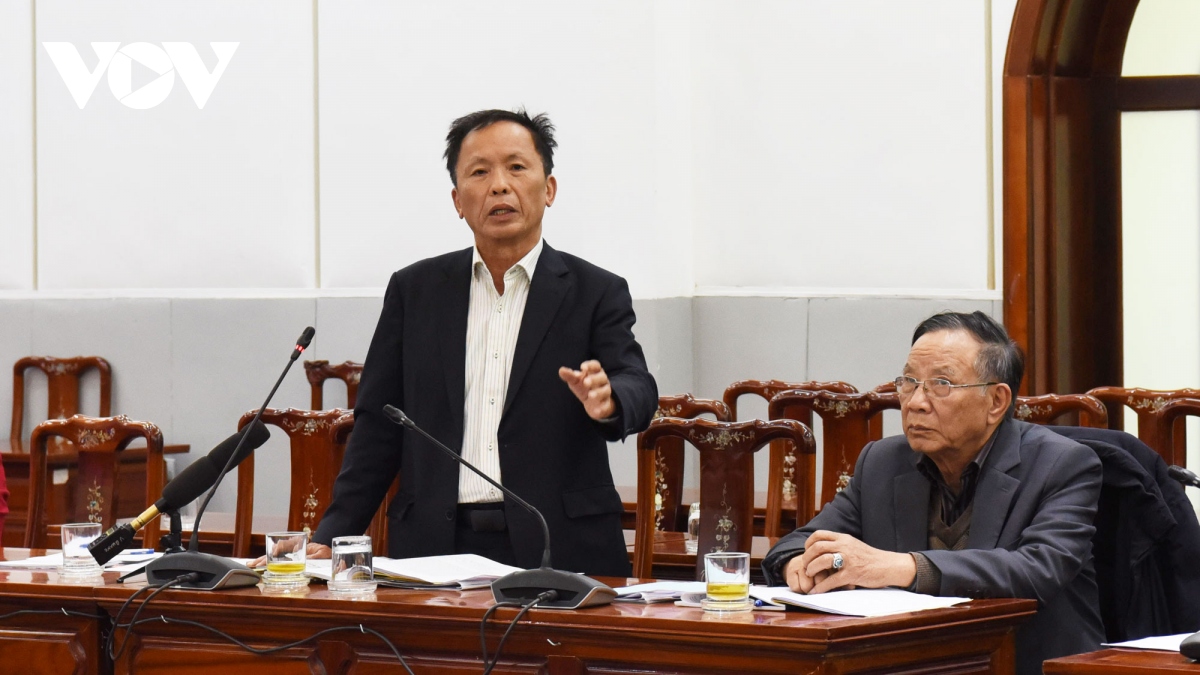 Luật sư Trần Hữu Huỳnh phát biểu tại hội nghị.
