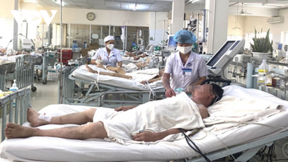 Bệnh nhân điều trị tại Khoa Hồi sức tích cực- chống độc, Bệnh viện Đa khoa tỉnh Bình Dương. (ảnh: KH)