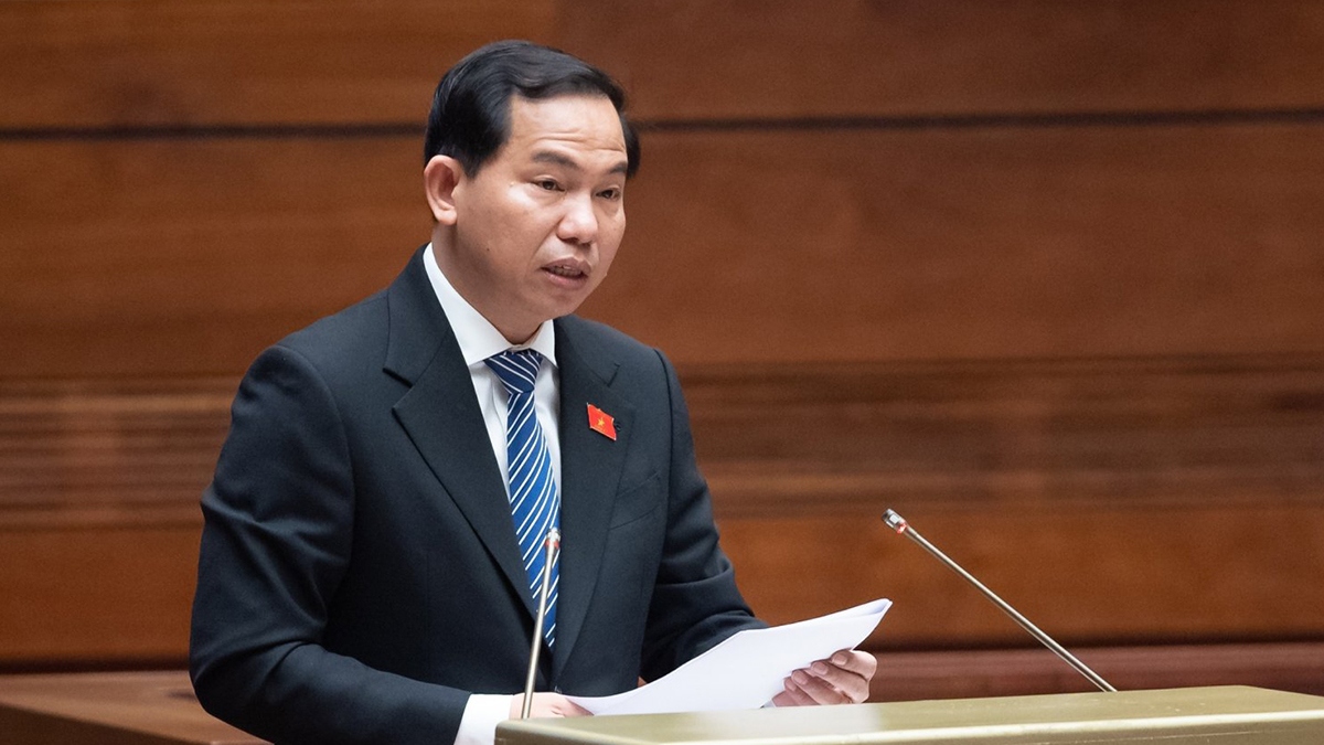 Chủ nhiệm Ủy ban Tài chính - Ngân sách của Quốc hội Lê Quang Mạnh.