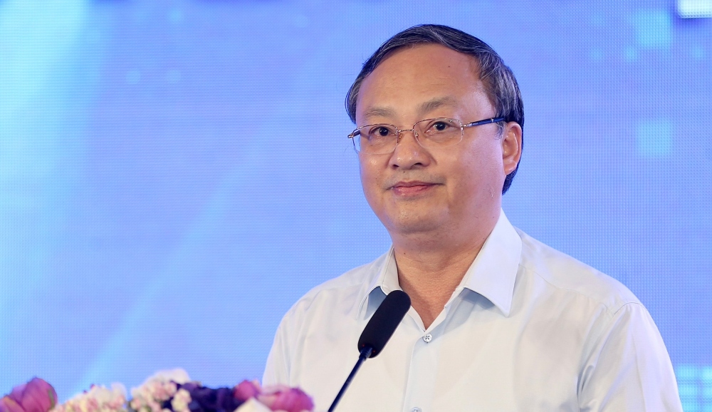 Ông Đỗ Tiến Sỹ - Tổng Giám đốc Đài Tiếng nói Việt Nam (VOV) tại Tọa đàm “Hiện thực hóa Đề án Xây dựng ít nhất 1 triệu căn hộ nhà ở xã hội”.