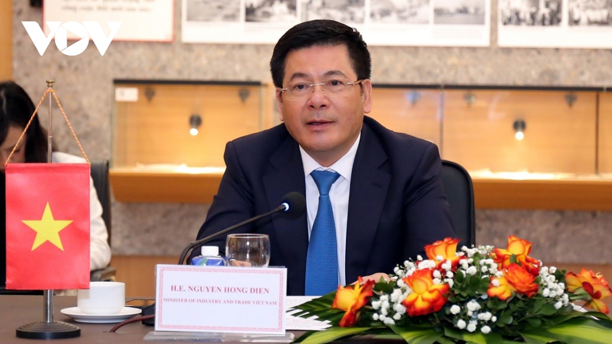 Bộ trưởng Bộ Công Thương Nguyễn Hồng Diên khẳng định, Việt Nam luôn hoan nghênh những kết quả tích cực của việc thực thi Hiệp định EVFTA. (Ảnh: Huyền My)