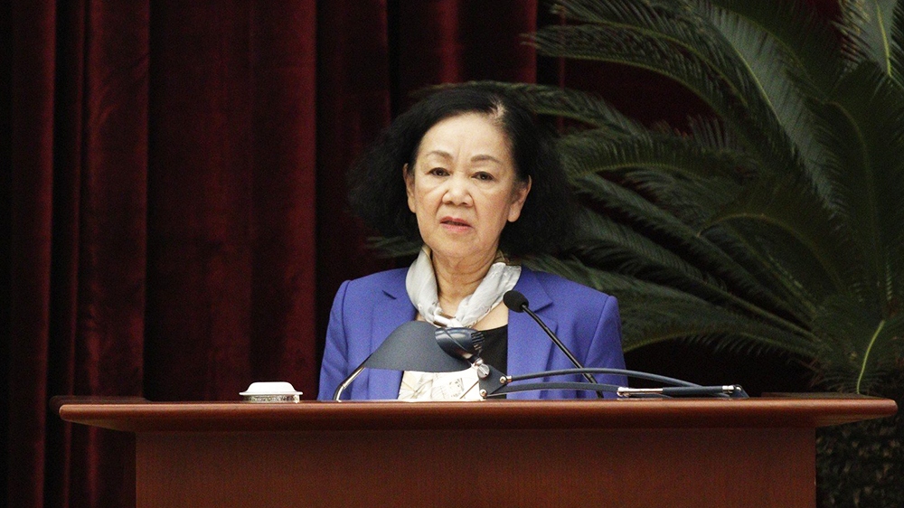 Ủy viên Bộ Chính trị, Thường trực Ban Bí thư, Trưởng Ban Tổ chức Trung ương Trương Thị Mai.