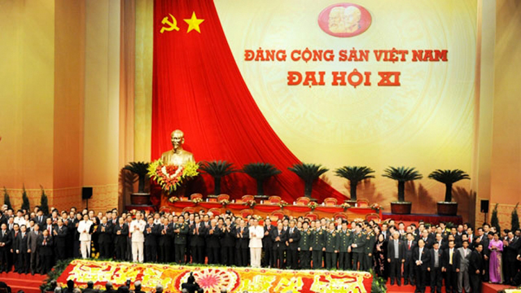 Đại hội đại biểu toàn quốc lần thứ XI của Đảng diễn ra từ ngày 12 đến ngày 19/1/2011 (Ảnh: Báo Nhân dân điện tử).