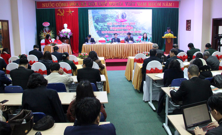 Quang cảnh Hội thảo khoa học kỷ niệm 80 năm Bác Hồ về nước lãnh đạo Cách mạng Việt Nam.