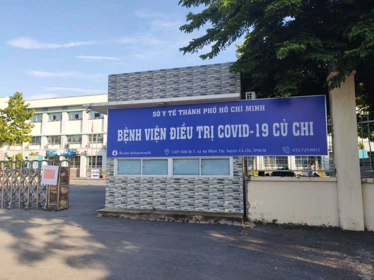 Bệnh viện Điều trị COVID-19 Củ Chi TP. Hồ Chí Minh. (Ảnh: Khôi Nguyễn)