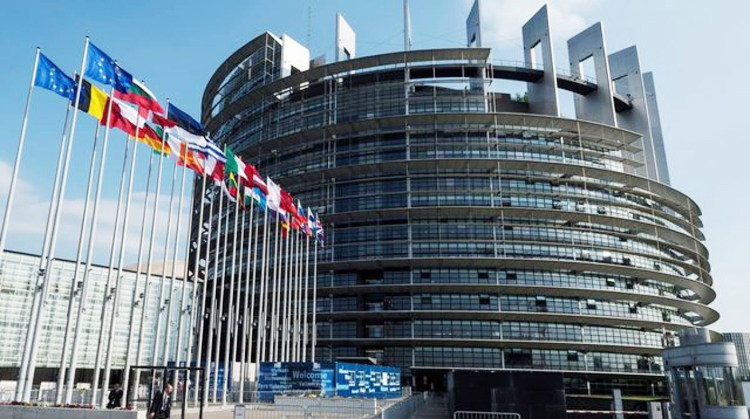 Trụ sở EU tại Brussels, Bỉ. (Ảnh: L’epresse).