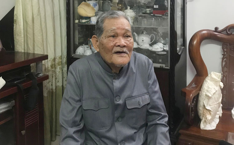 Ông Võ Văn Tòng (Tám Tòng) nguyên Trưởng phòng phát xạ, Đài Phát thanh Giải phóng.