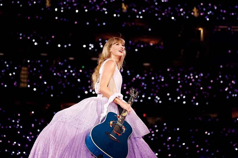 Nữ ca sỹ Taylor Swift biểu diễn trong chuyến lưu diễn Eras. (Nguồn: Getty Images)