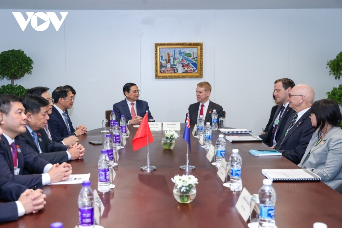 Thủ tướng khẳng định Việt Nam coi trọng và mong muốn thúc đẩy quan hệ Đối tác chiến lược với New Zealand.