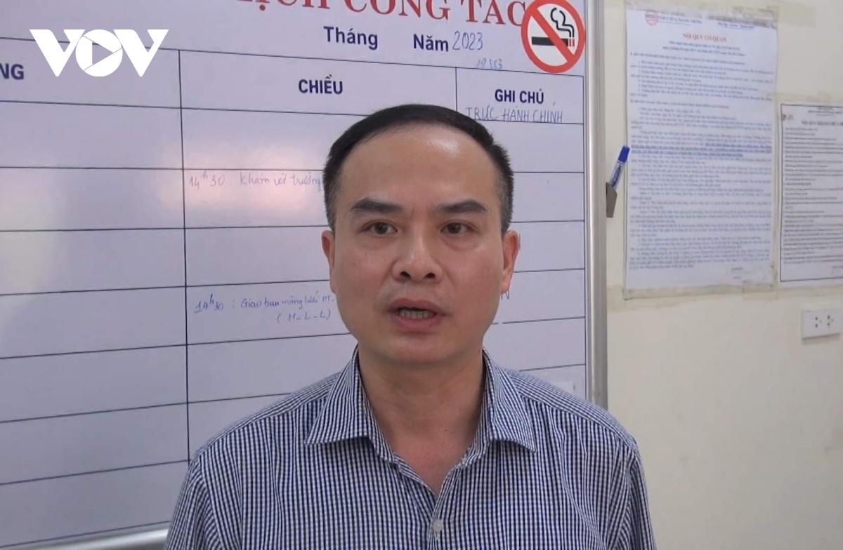 BS Nguyễn Mạnh Chương, Trưởng khoa Kiểm soát bệnh tật, HIV/AIDS, TTYT quận Hai Bà Trưng.