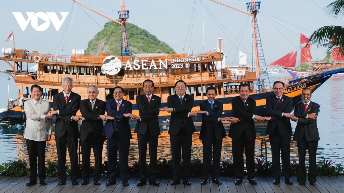 Các nhà lãnh đạo dự Hội nghị Cấp cao ASEAN lần thứ 42 diễn ra từ ngày 9-11/5 tại Labuan Bajo của Indonesia.
