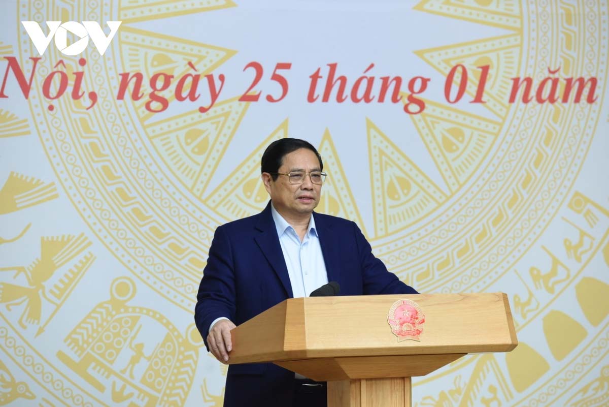 Thủ tướng Phạm Minh Chính, Chủ tịch Hội đồng Thi đua - Khen thưởng Trung ương chủ trì phiên họp lần thứ 7, nhiệm kỳ 2021-2026 của Hội đồng.