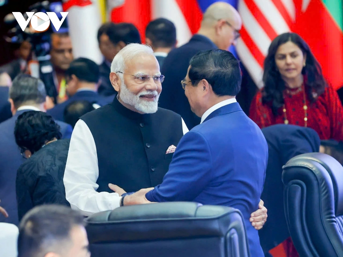 Thủ tướng Phạm Minh Chính và Thủ tướng Ấn Độ Narendra Modi.