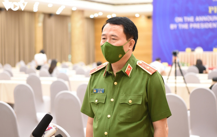 Thiếu tướng Lê Quốc Hùng - Thứ trưởng Bộ Công an. (Ảnh: Trọng Phú)
