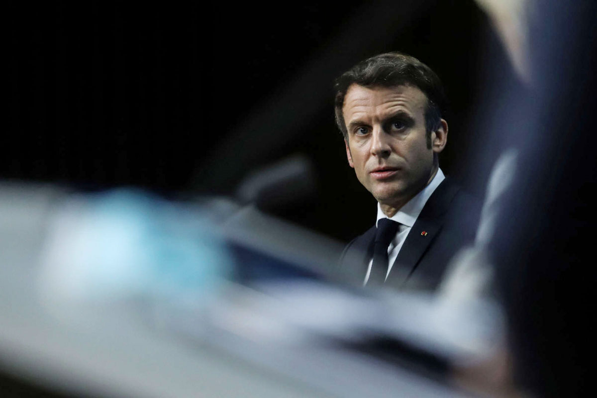 Tổng thống Pháp Emmanuel Macron. (Ảnh: Bloomberg)