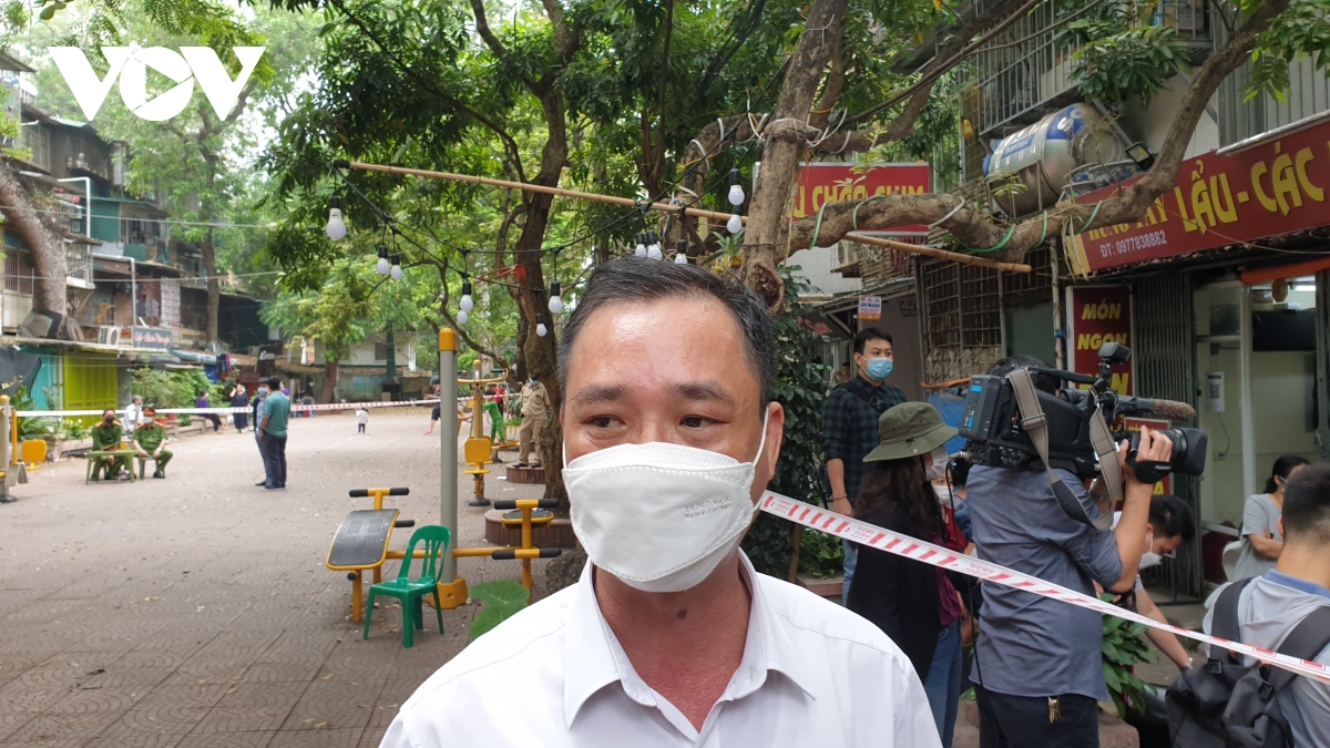 Ông Nguyễn Quang Sơn - Phó Chủ tịch UBND phường Kim Liên (Đống Đa, Hà Nội).
