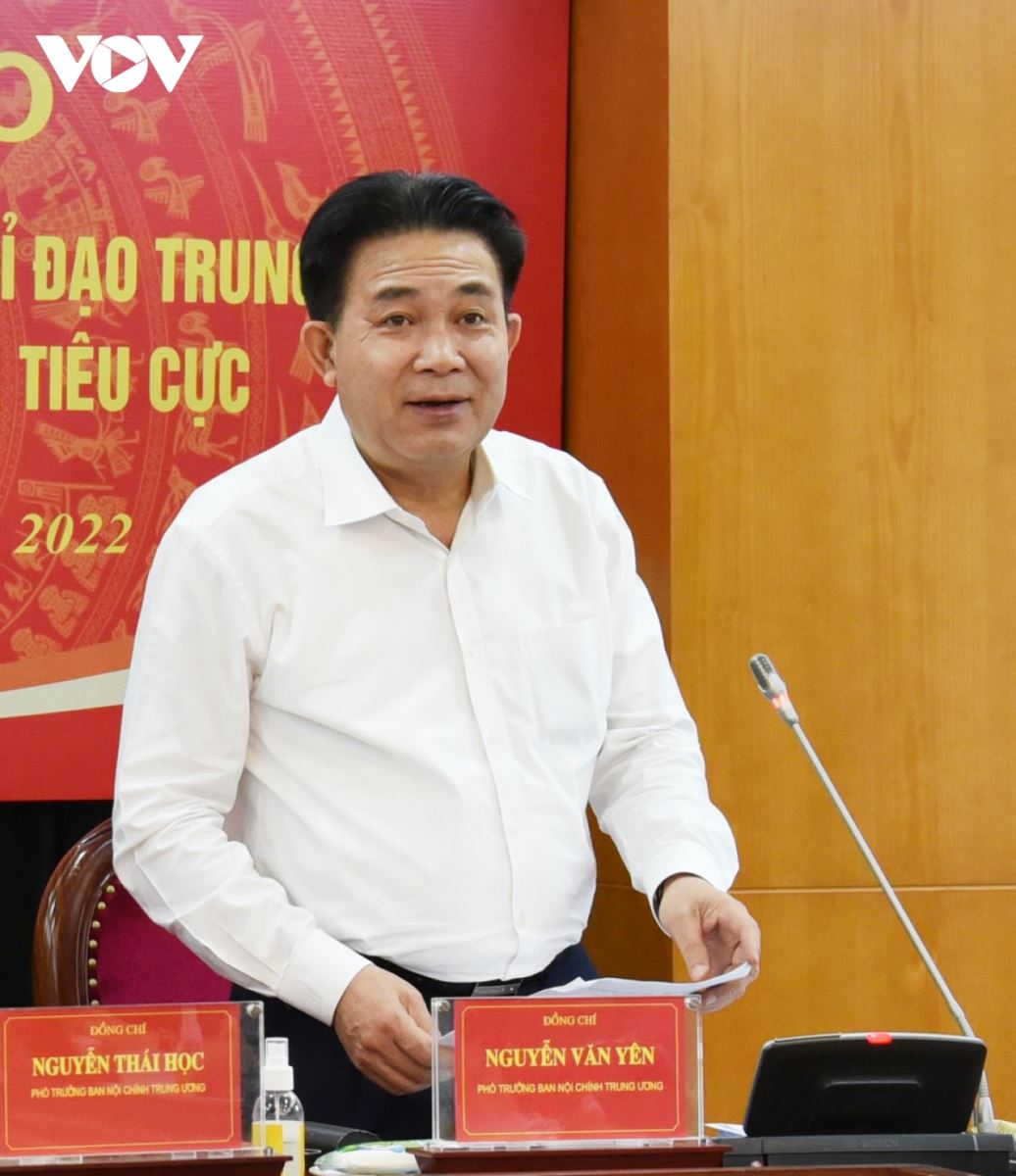 Phó Trưởng Ban Nội chính Trung ương Nguyễn Văn Yên.